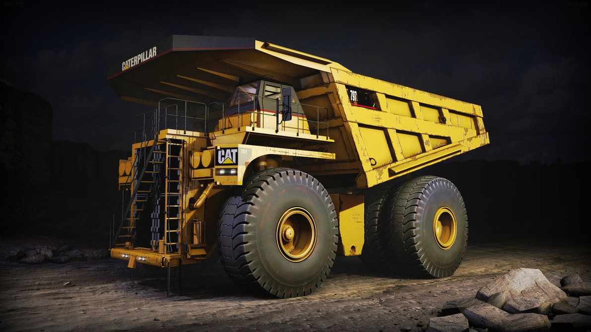 The world’s biggest mining dump trucks