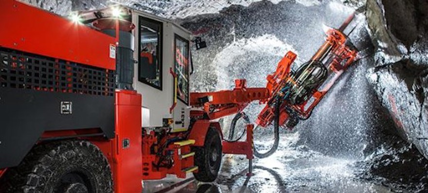 Sandvik top hammer longhole drill